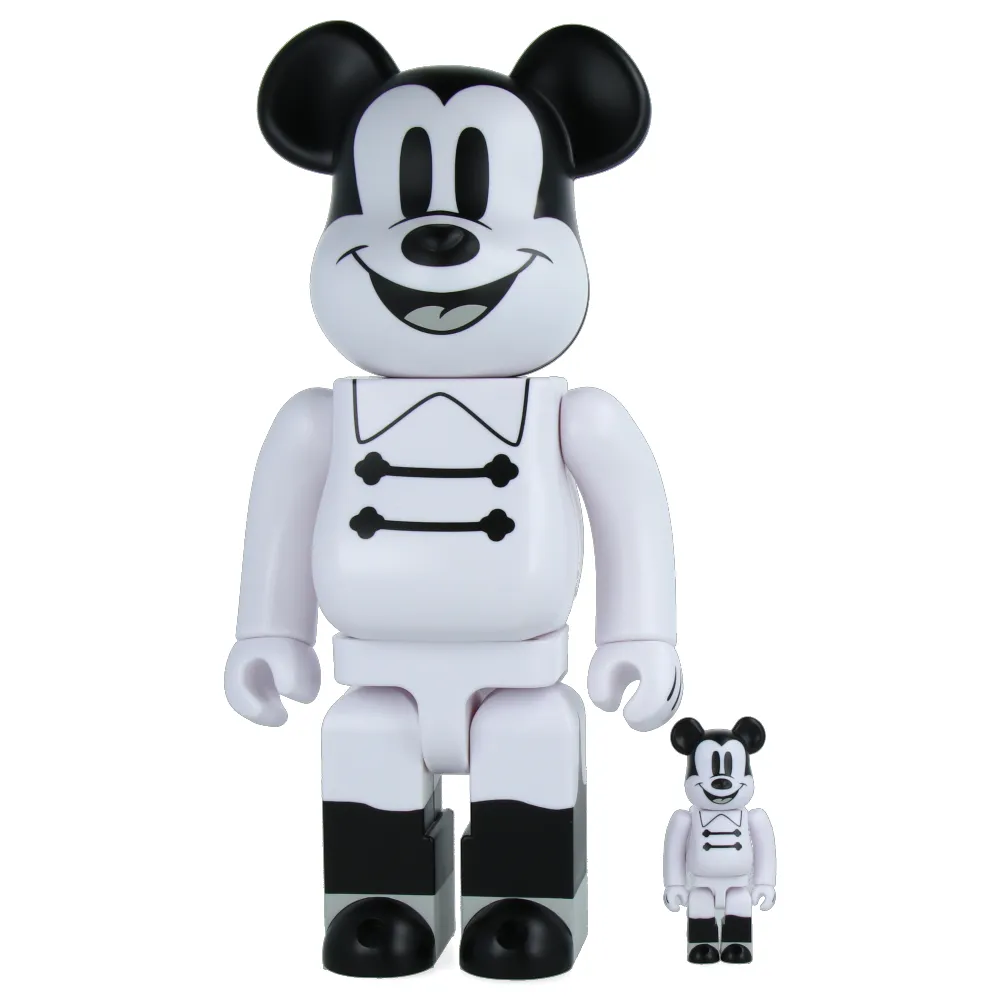 400%   100% Bearbrick Nighttime Mickey Preservation Tool