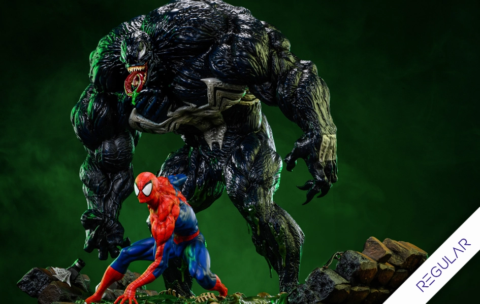 Creature Replica National Symbol Spider-Man vs. Venom (Regular) Comicqueen 1/4 Scale Statue