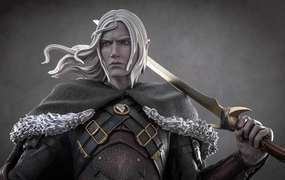 Dungeons & Dragons - Drizzt Do'Urden 1/4 Scale Statue Fashion Doll