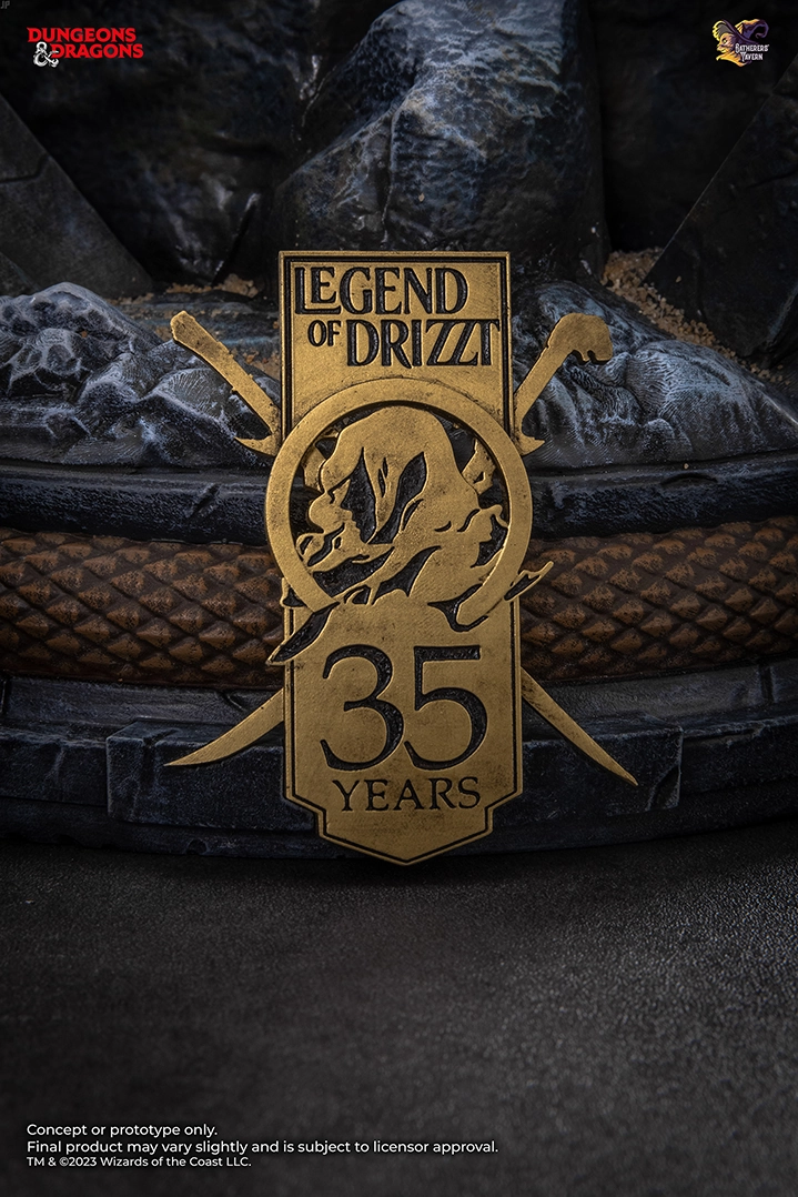 Dungeons & Dragons - Drizzt Do'Urden 1/4 Scale Statue Painting Kit