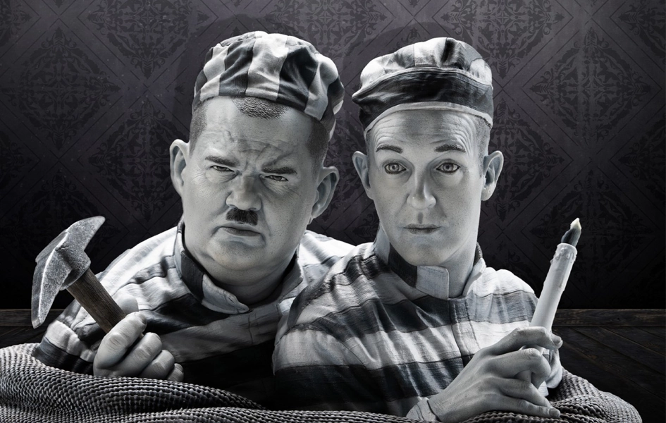 Stan Laurel & Oliver Hardy 1/3 Scale Statue Posable Hero