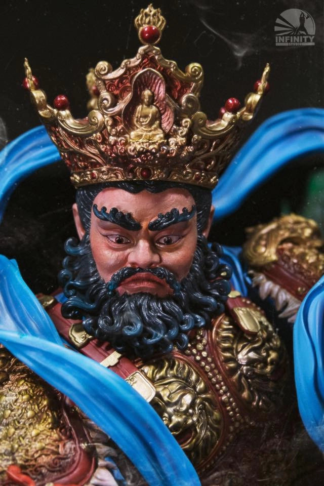 Ancient Sculpture Holiday Catalog Guardian of Heaven Statue - COLOR