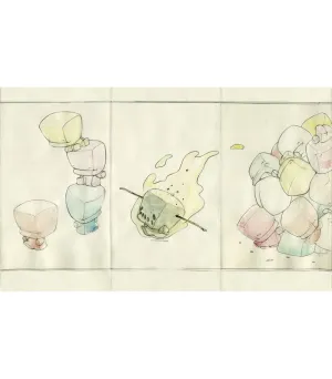 St??phane Levallois - Leporello Toxic Candies 2/8 Library Decor