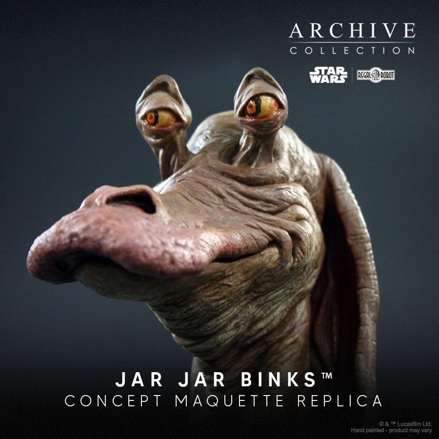 Contemporary Home Interactive Exhibit Jar Jar Binks (Tony McVey Legacy Edition) Concept Maquette Replica
