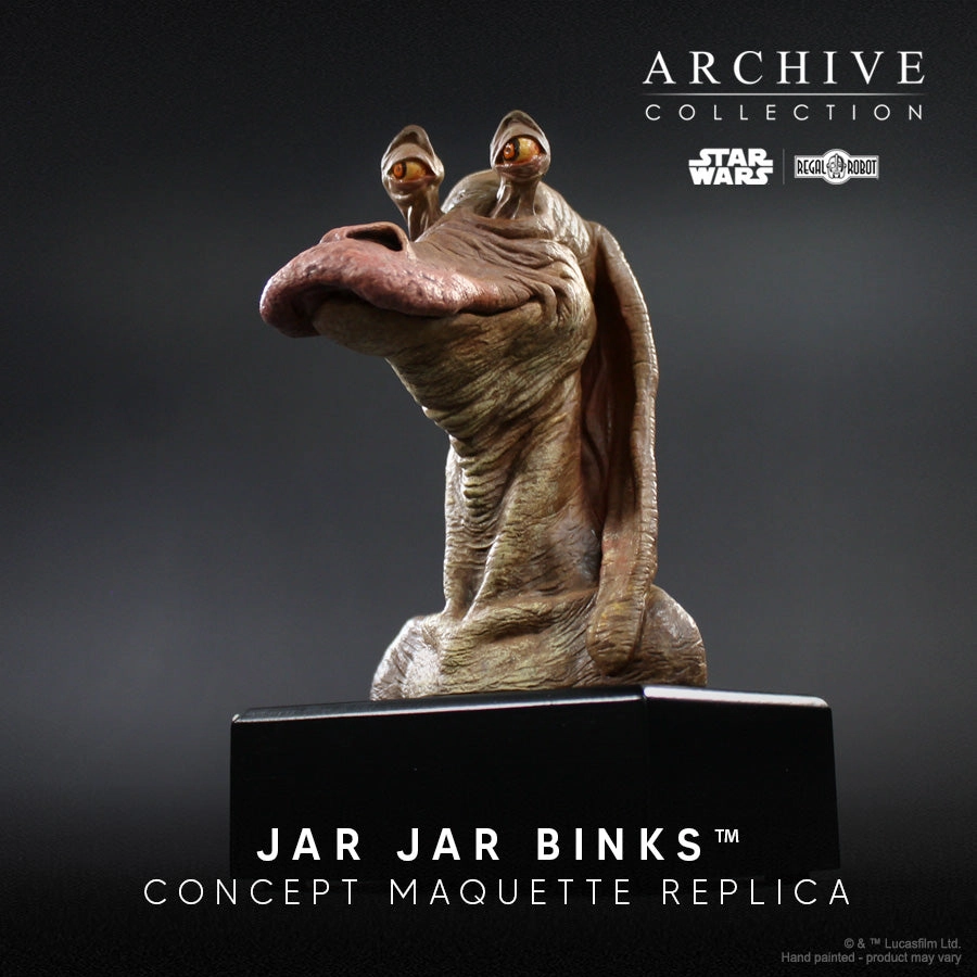 Robot Hero Spirit Animal Jar Jar Binks (Tony McVey Legacy Edition) Concept Maquette Replica