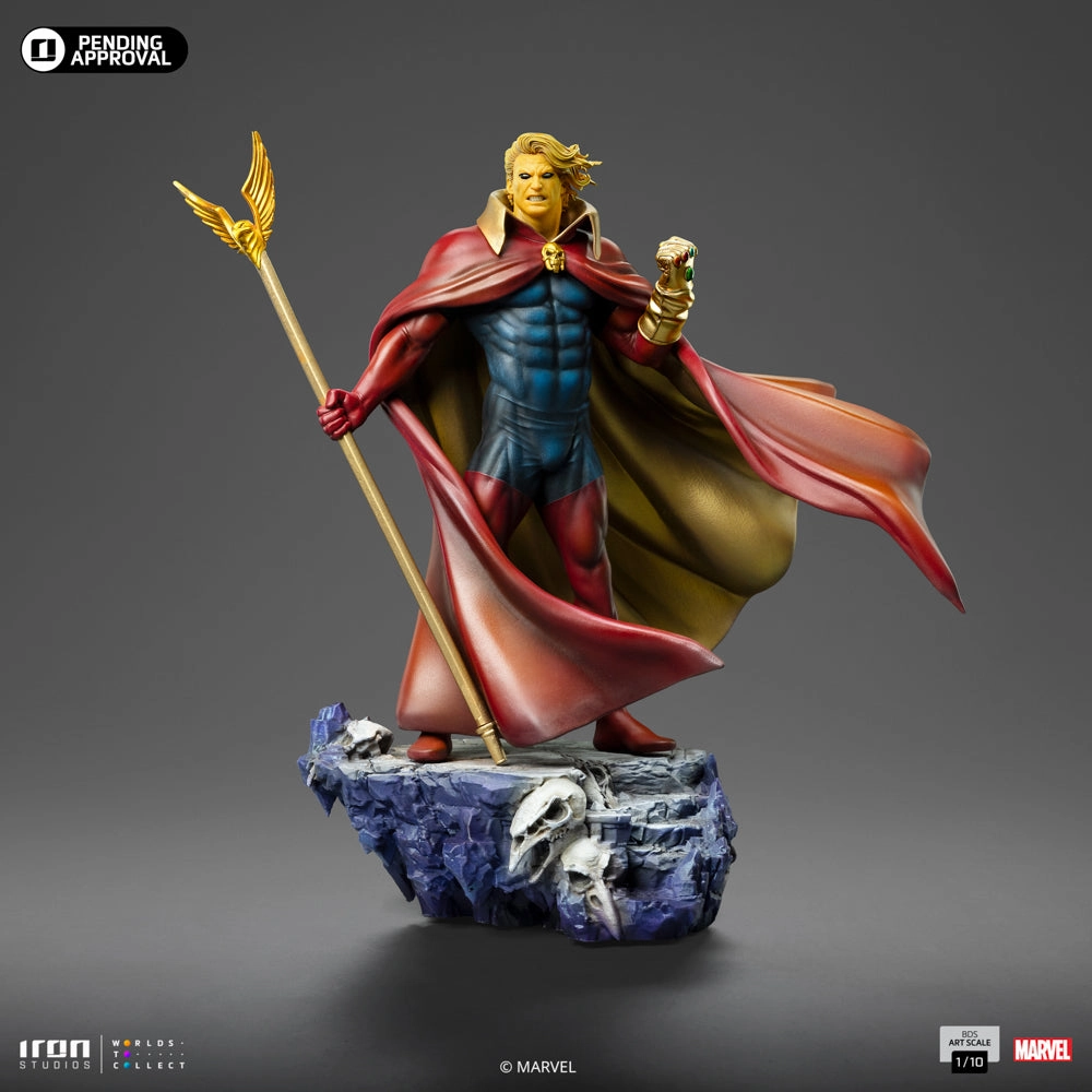 Twitch Channel Cartoon Figure Infinity Gauntlet Diorama - Adam Warlock Art Scale 1/10