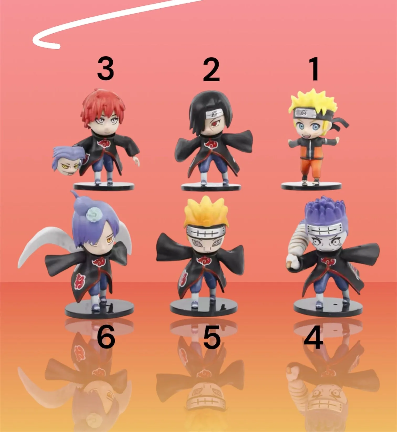 Music Icon Figurine Akatsuki Naruto