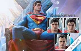 Superman Fortress of Solitude on Throne (Ultimate) 1/4 Scale Statue Video game