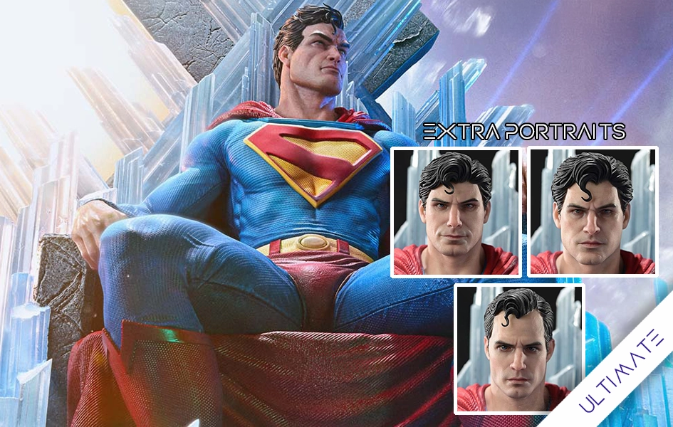 Superman Fortress of Solitude on Throne (Ultimate) 1/4 Scale Statue Video game