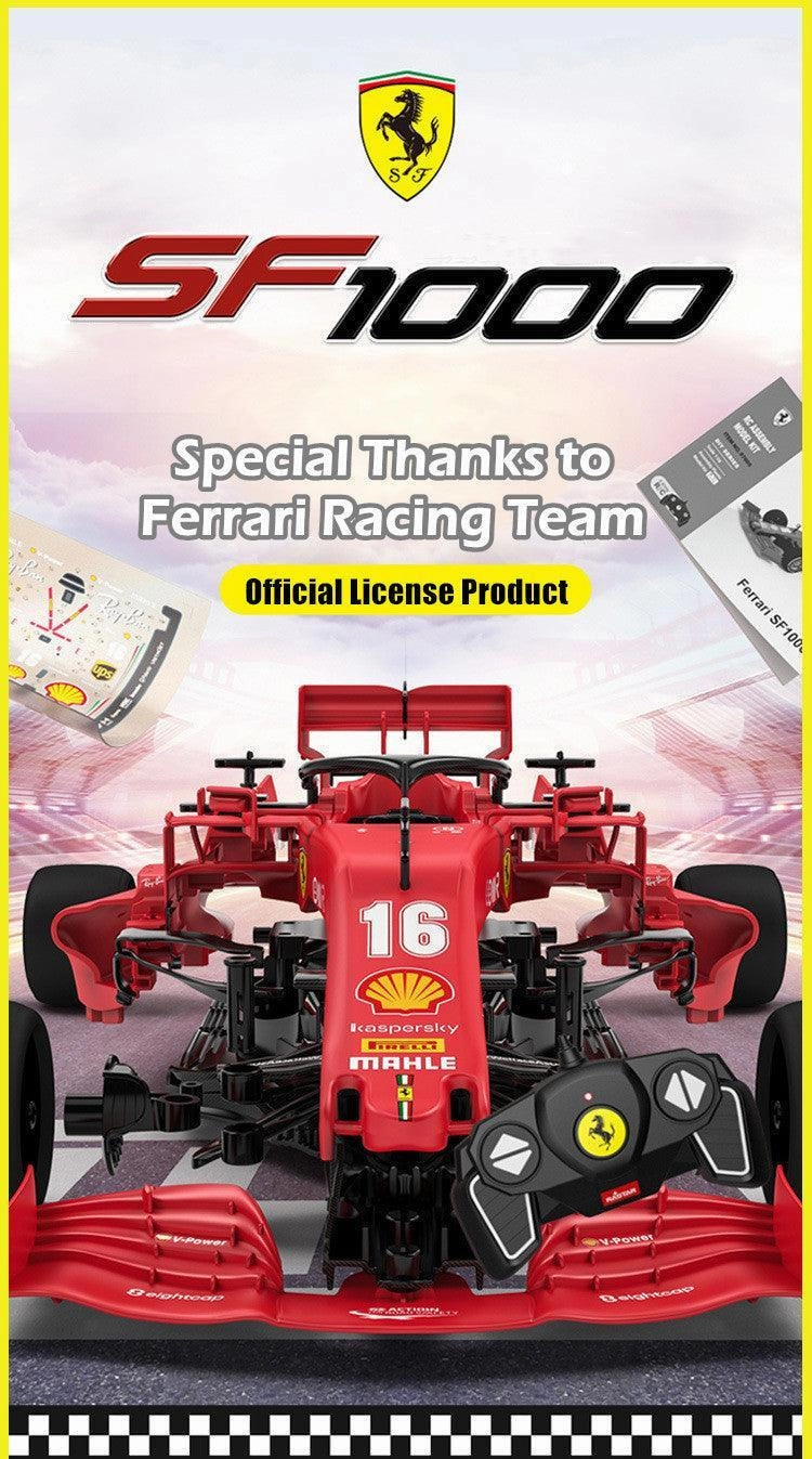Mature Theme 1:16 Ferrari SF1000 F1 Formula One RC Car Assembly Kit