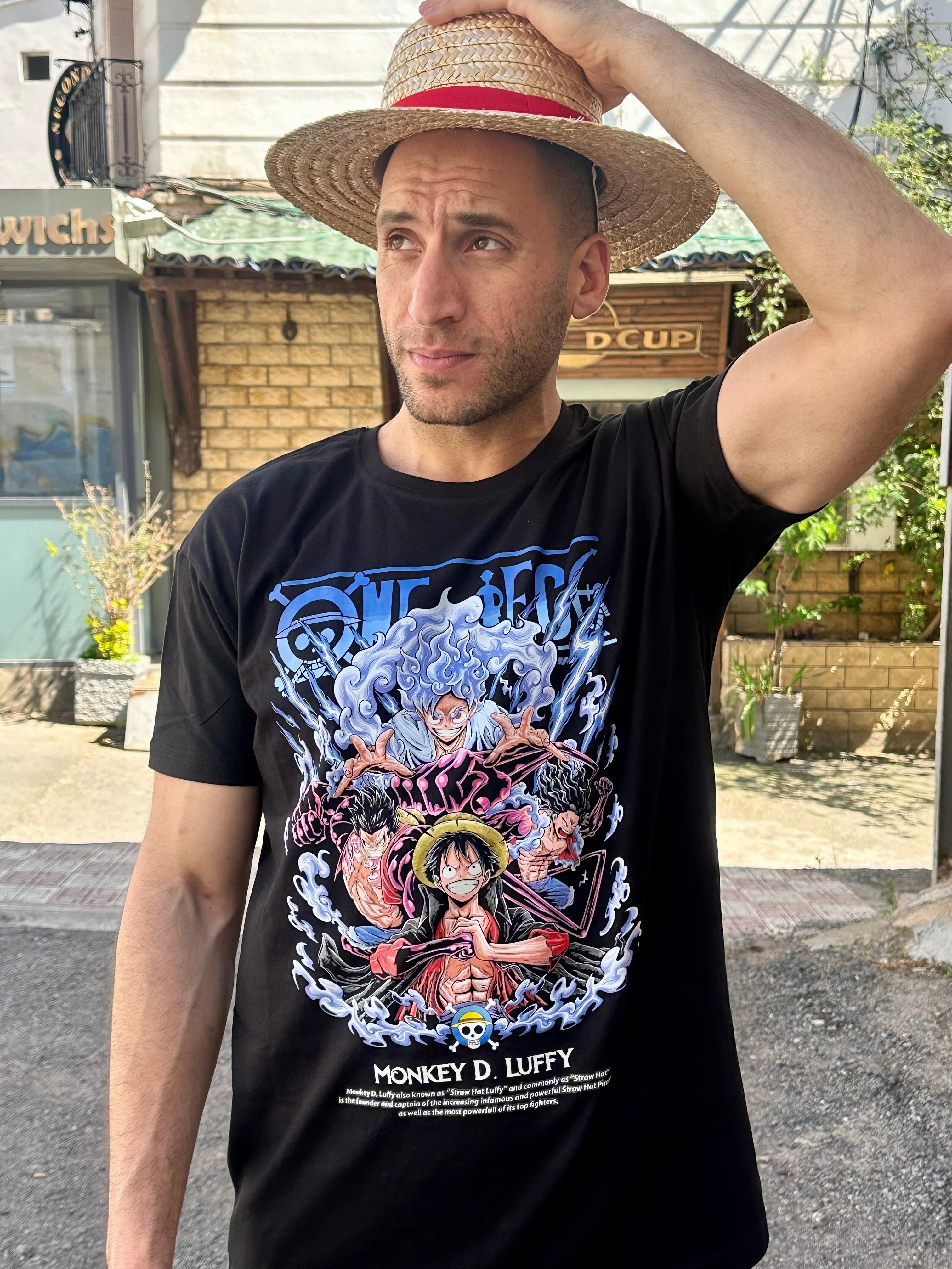 T-shirt one piece luffy UV Unwrap Music player