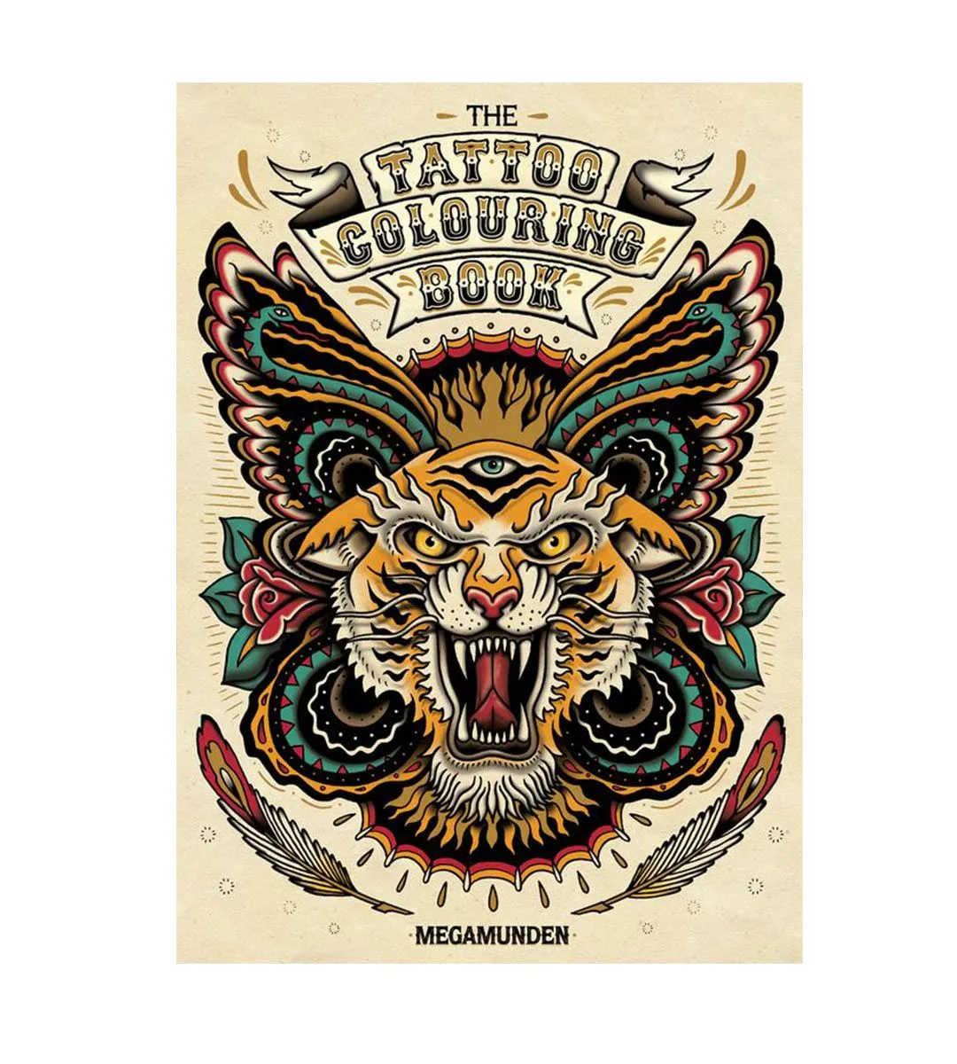 Tattoo Colouring Book Vinyl Art