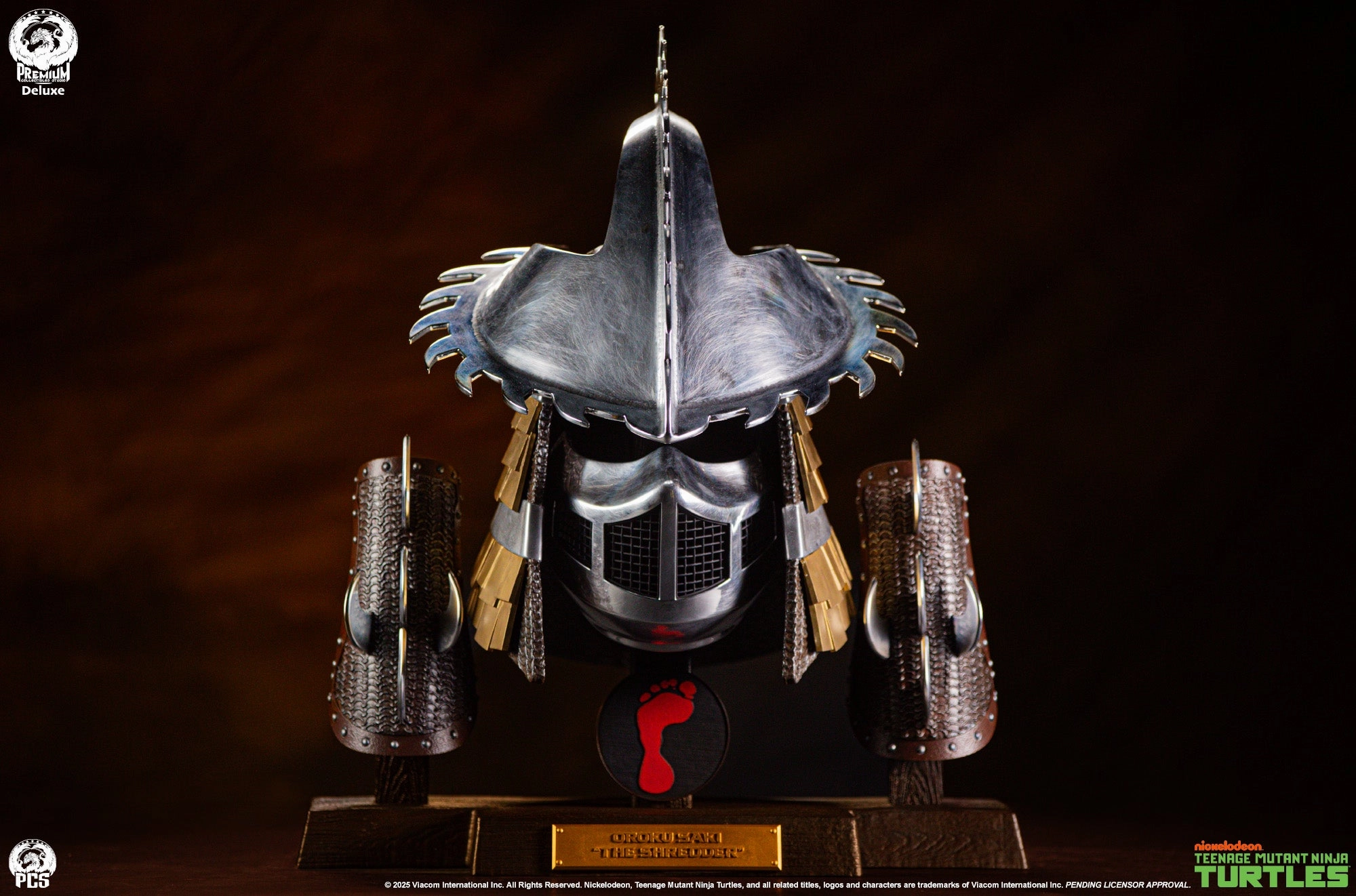 Reptile Figure TMNT - Shredder Life-sized (Electroplated - Ooze Ed.) Armor Set