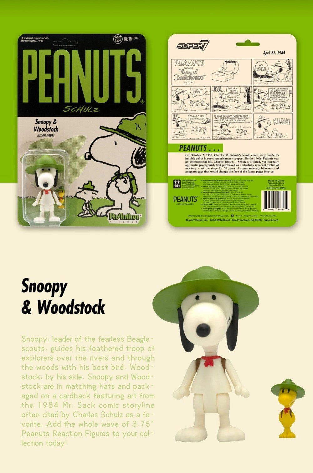Developer Response Peanuts Snoopy Vol.3 Vinyl ReAction Figure