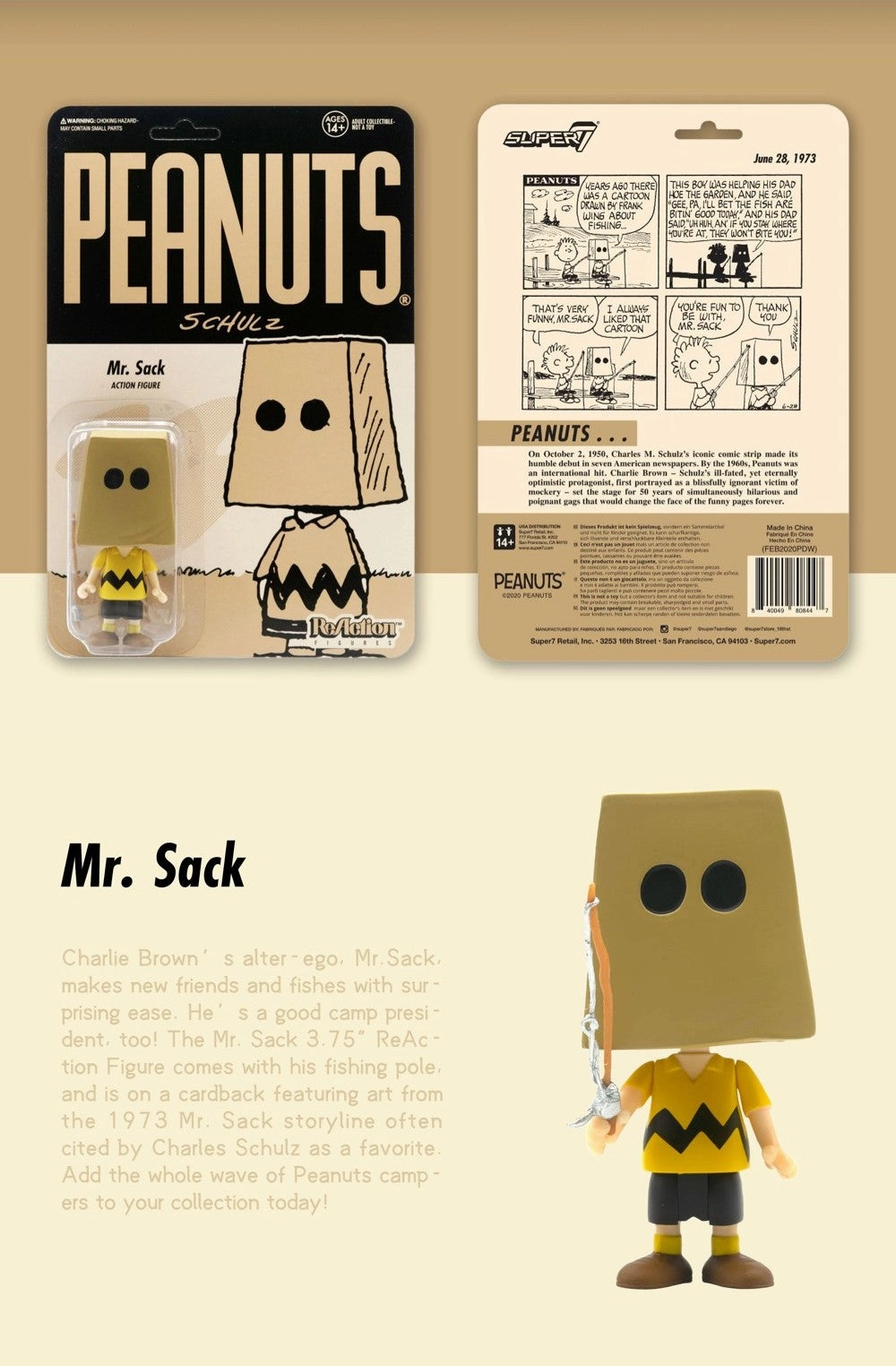 Viral Marketing Second Screen Peanuts Snoopy Vol.3 Vinyl ReAction Figure