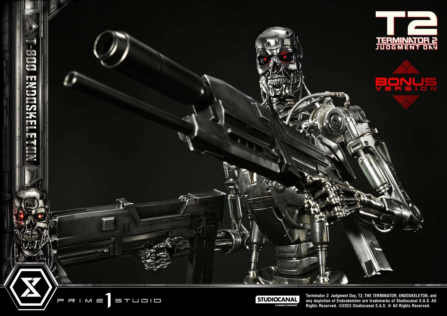 Variant Cover Mythology Art Terminator 2 - T-800 Endoskeleton (DX Bonus Version) 1/3 Scale Statue