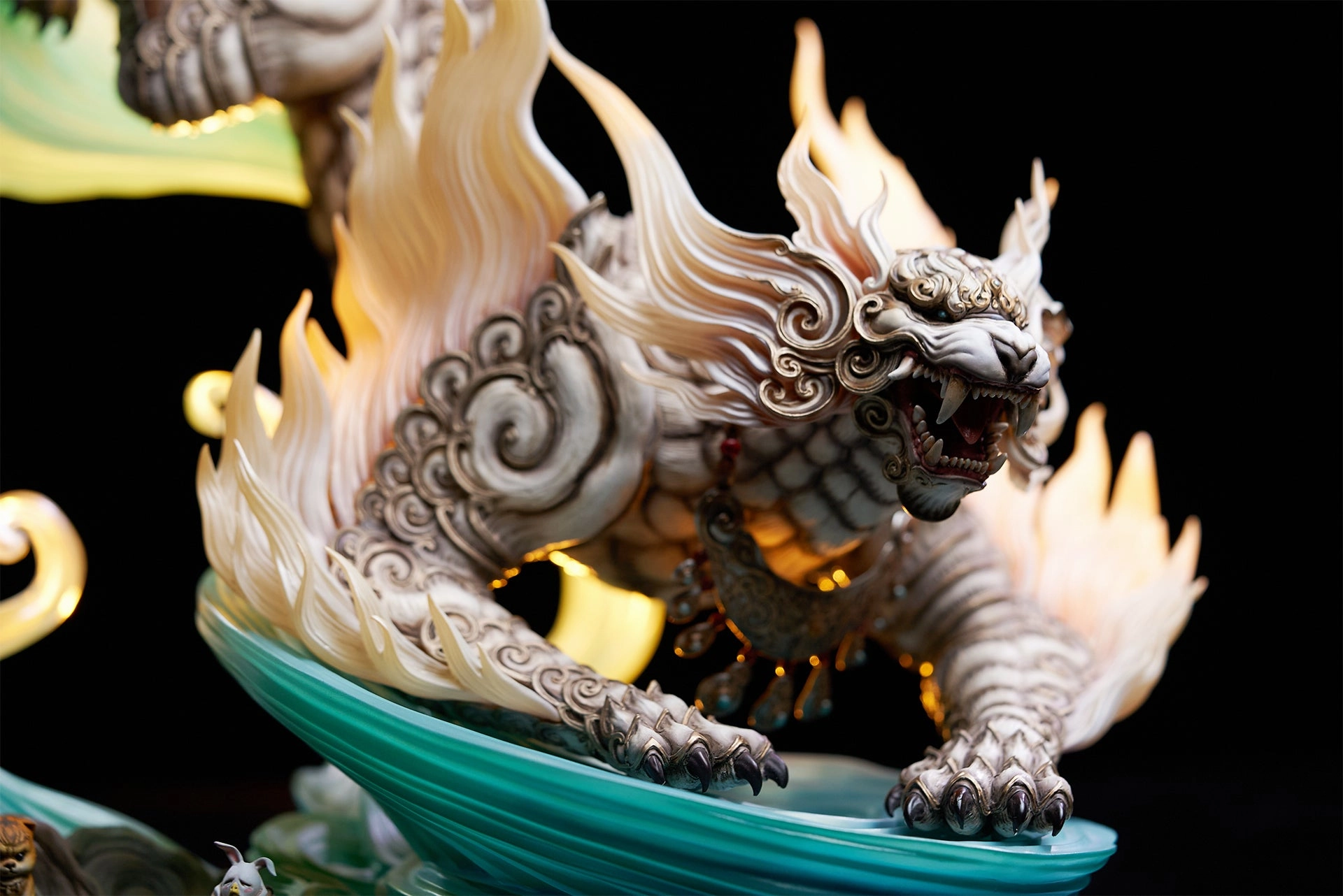 Paper Model The Balance of the Nine Skies - The Beast of the West - White Tiger (Standard Version) Statue