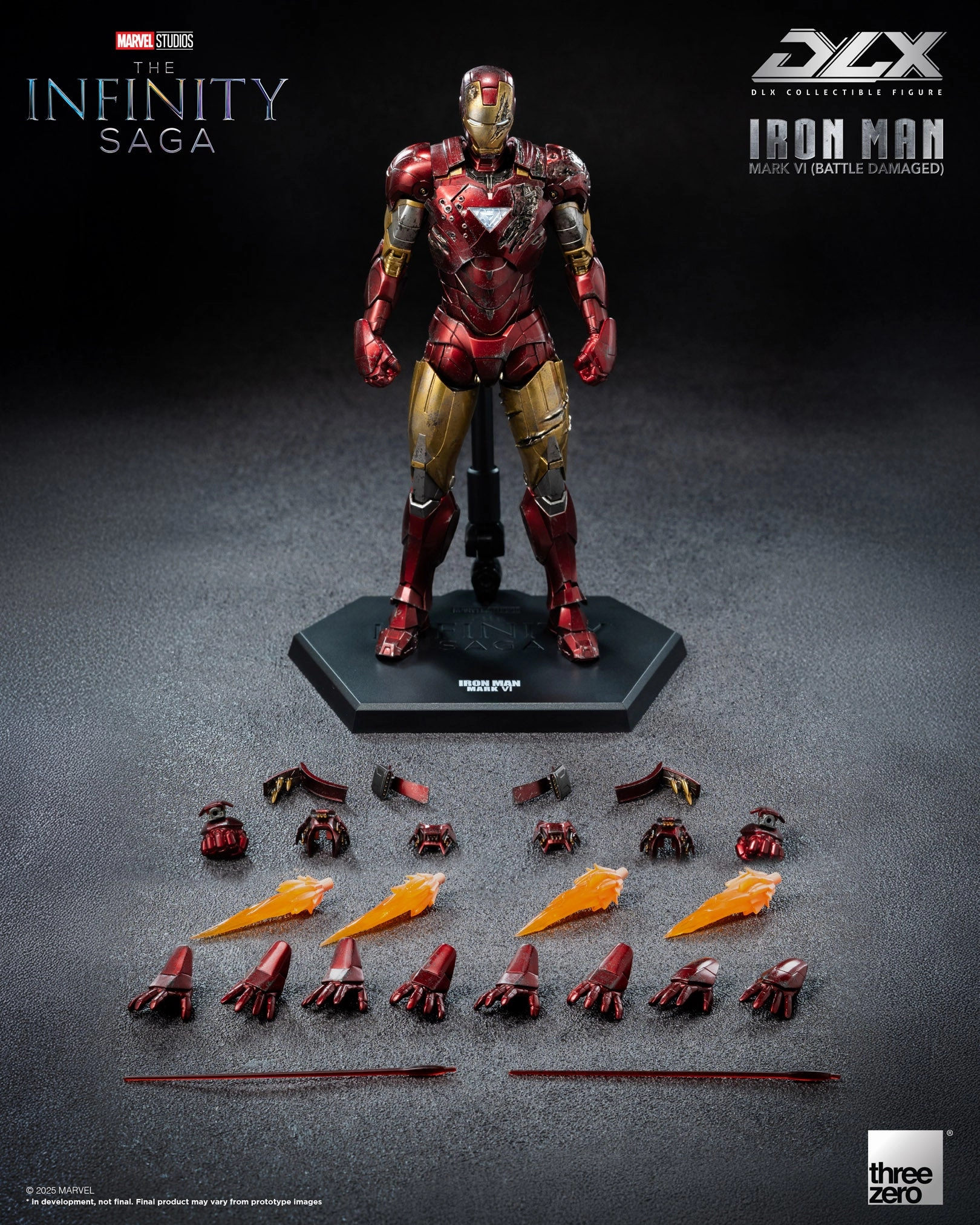 Holiday Catalog World Collector The Infinity Saga - Iron Man Mark 6 DLX (Battle Damaged) Figure