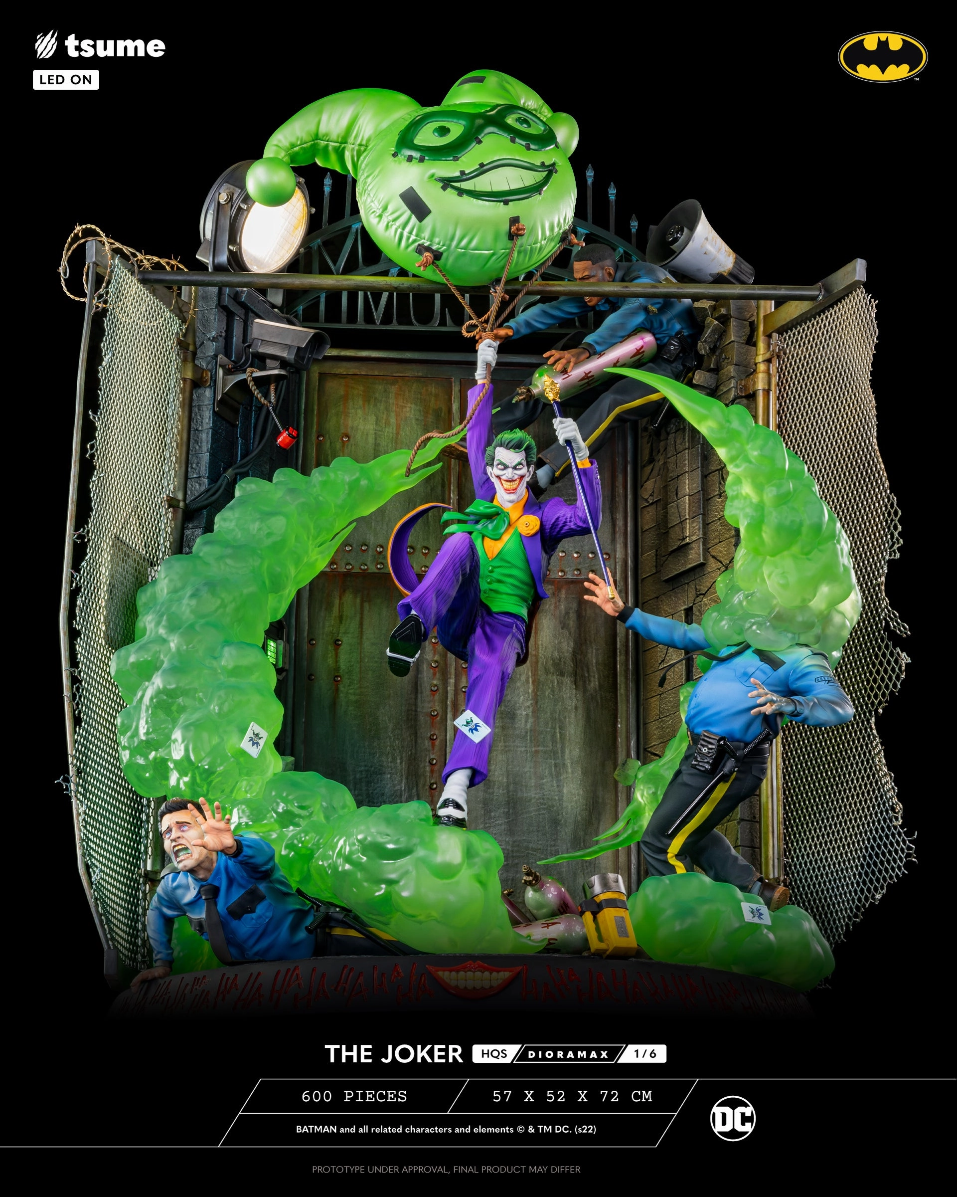 The Joker HQS Dioramax 1/6 Scale Statue Cultural Gift Painted Model