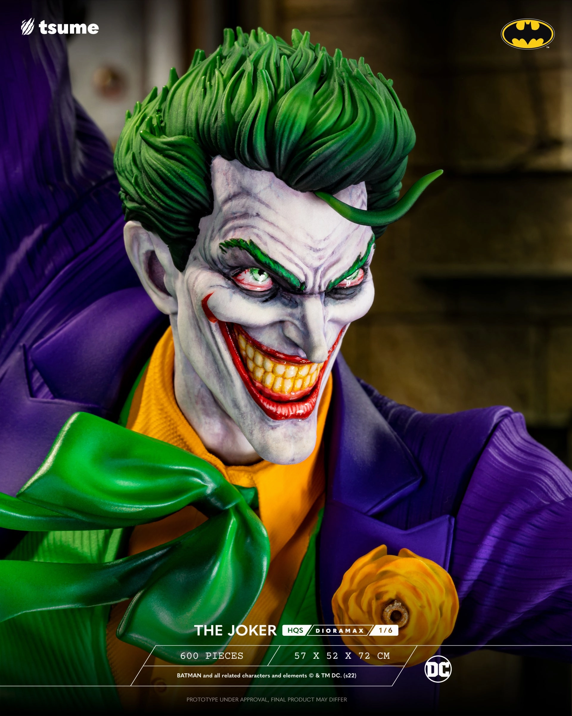 Judges' Choice The Joker HQS Dioramax 1/6 Scale Statue