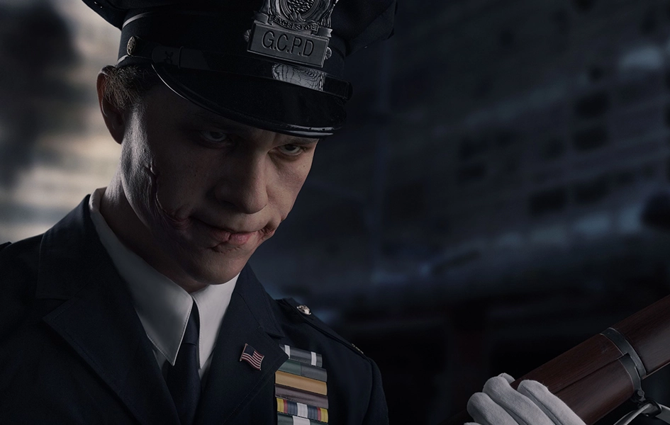 The Joker (Police Uniform) Life-Size Bust African Art Photo Opportunity