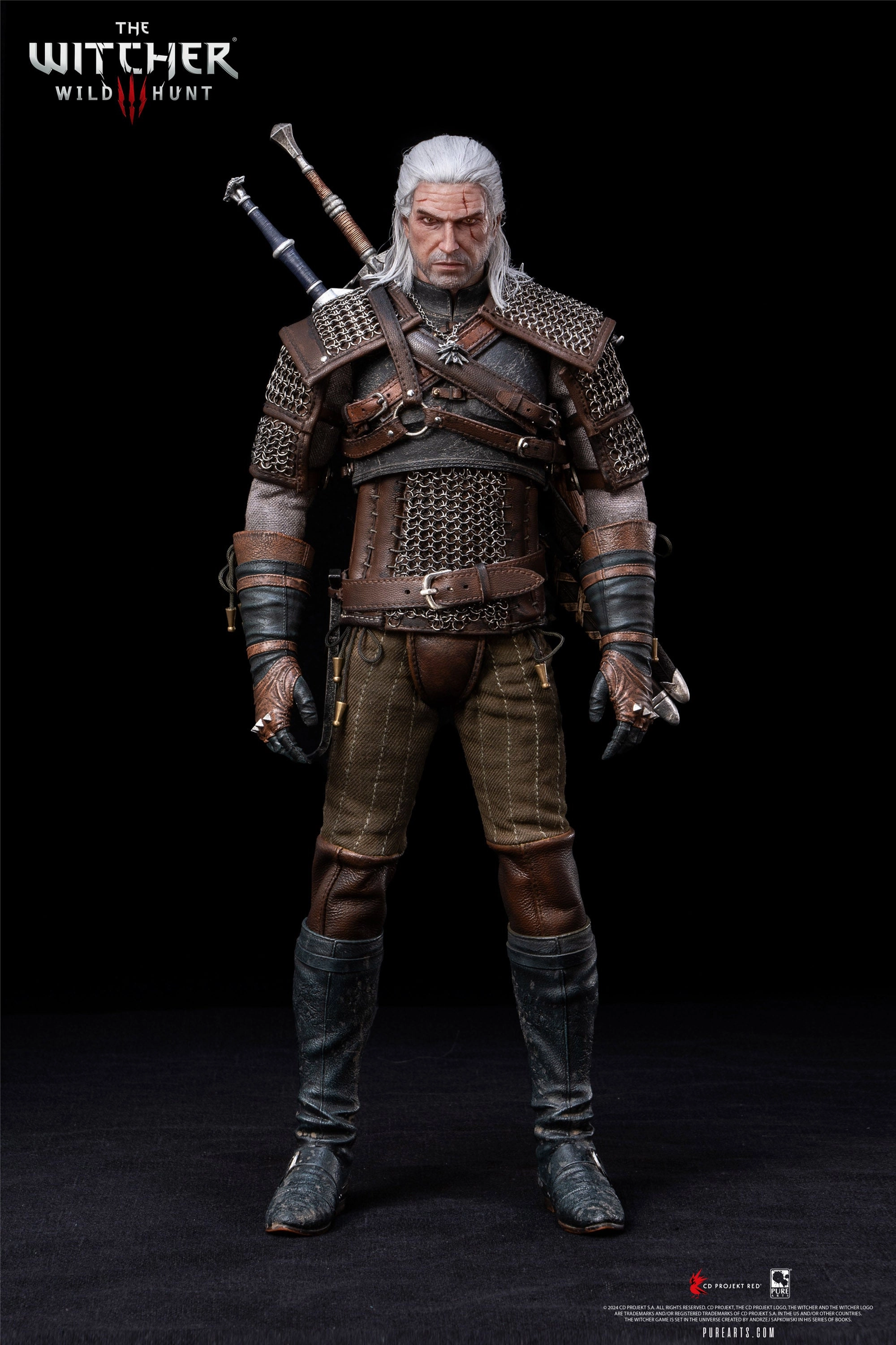 Mini Statue The Witcher 3: Wild Hunt - Geralt of Rivia 1/6 Scale Figure