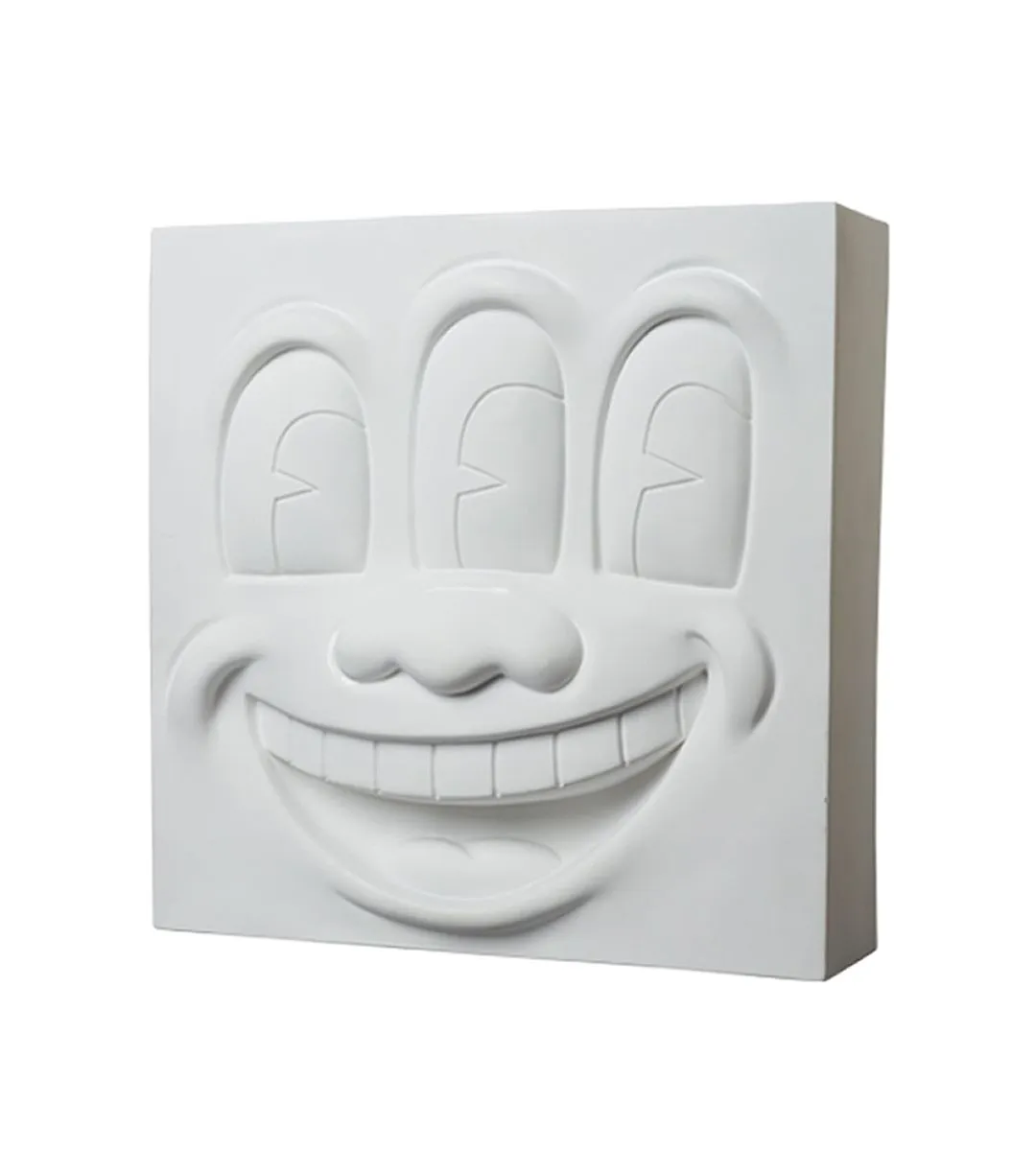 Three Eyed Smiling Face - Keith Haring X Medicom Toy Limited Object Industrial Decor