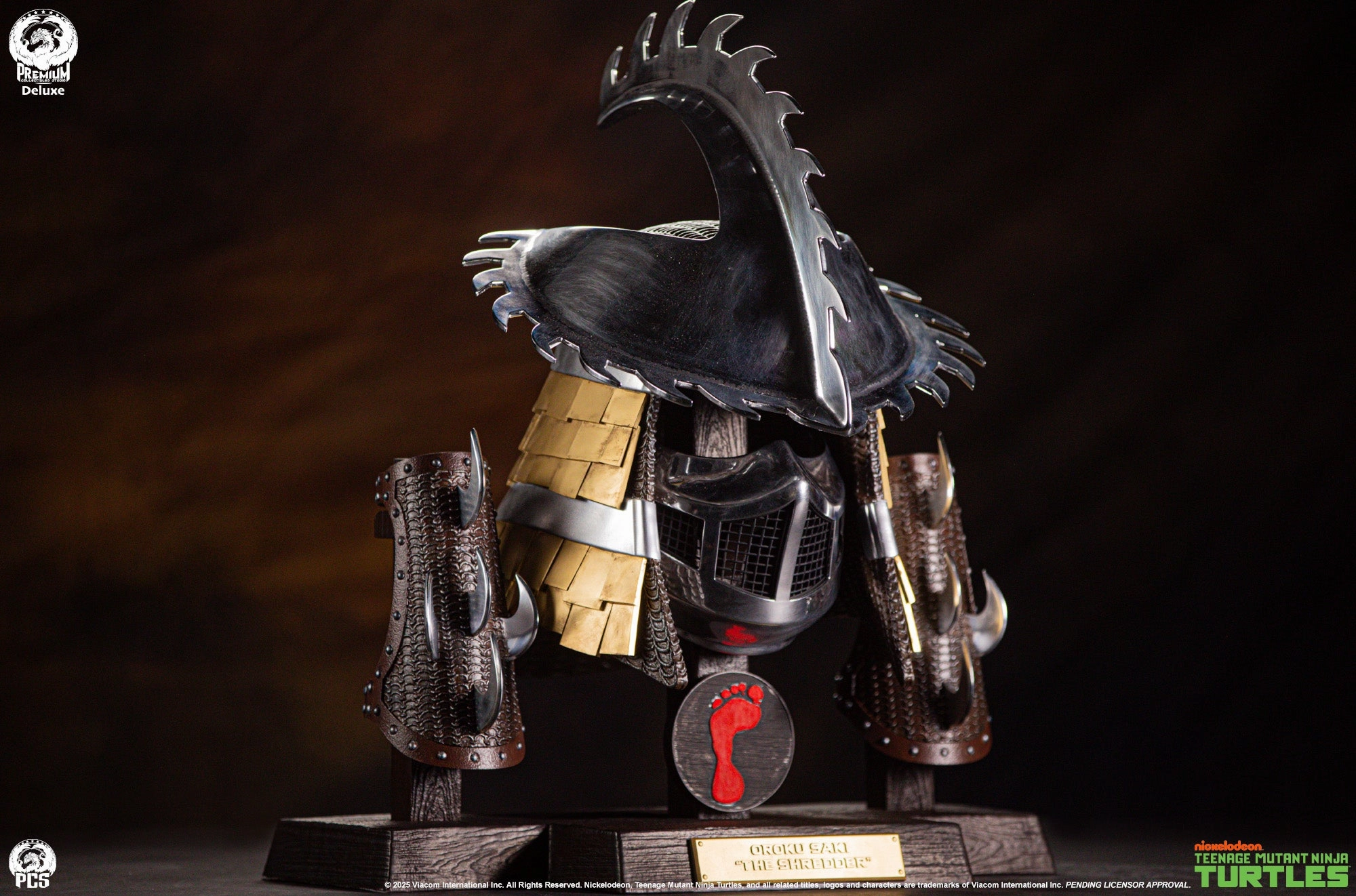 Biodegradable material TMNT - Shredder Life-sized (Stainless Steel - Ooze Ed.) Armor Set