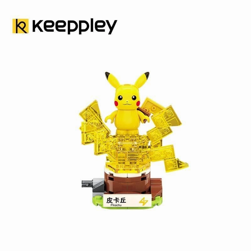 Pikachu with Pokeball Mini Building Blocks Set Labor Love Motion Capture