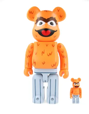 400%   100% Bearbrick Oscar the Grouch (The Original Orange Fur Ver.) Sentimental Value