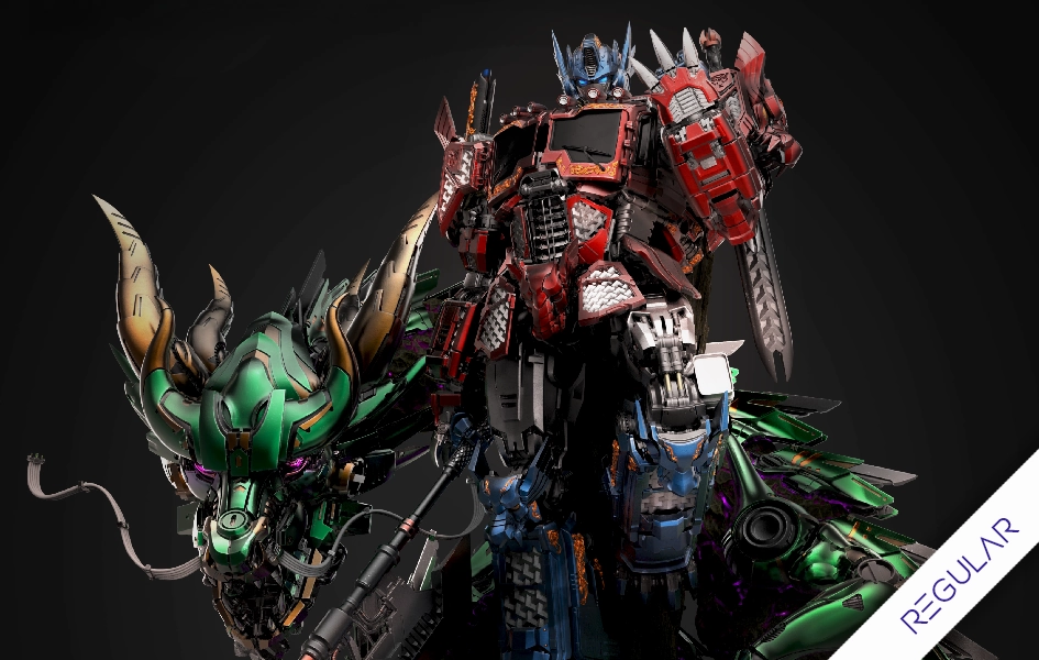 Complete Collection Transformers - Optimus Prime - Azure Dragon (Regular) 1/10 Scale Statue