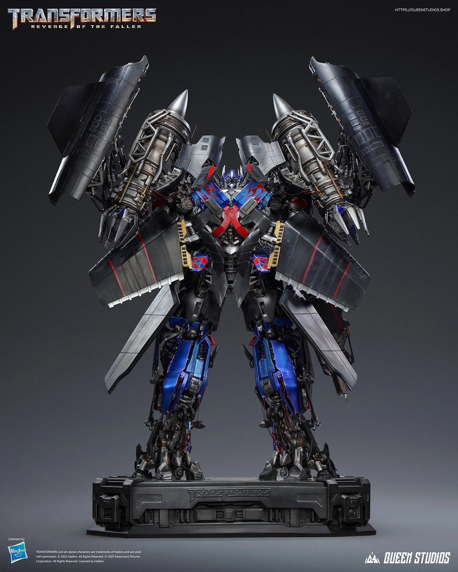 Transformers: Revenge of the Fallen - Jetpower Optimus Prime Statue Birthday gift Metaverse Asset