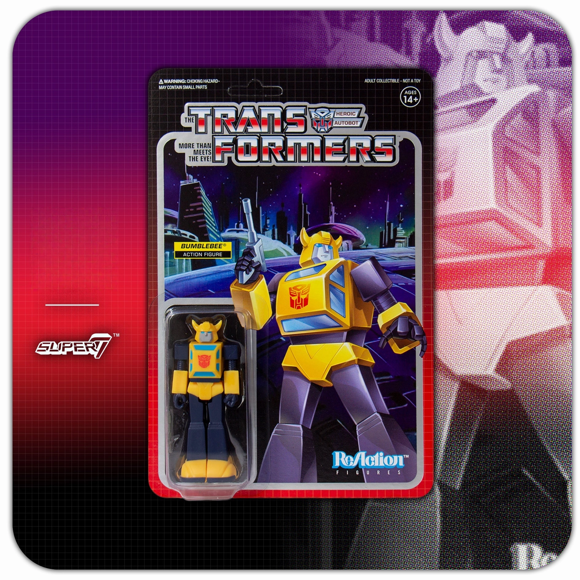 Marketing campaign Parkour Movement Transformers Vol.1 Vinyl ReAction Figure