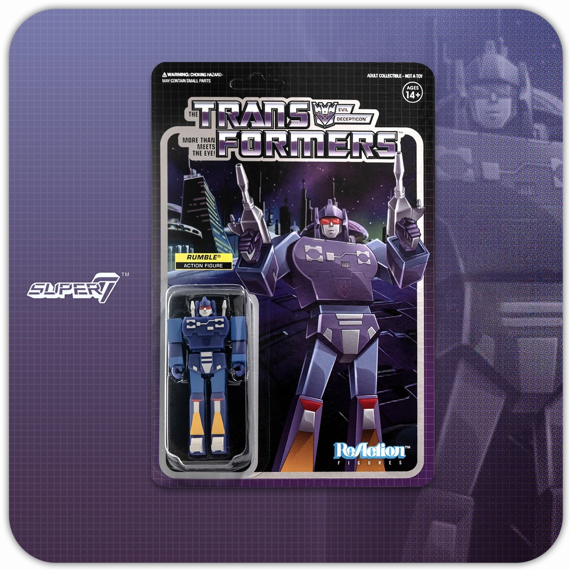 Transformers Vol.2A Vinyl ReAction Figure Charity Donation Tutorial Mode