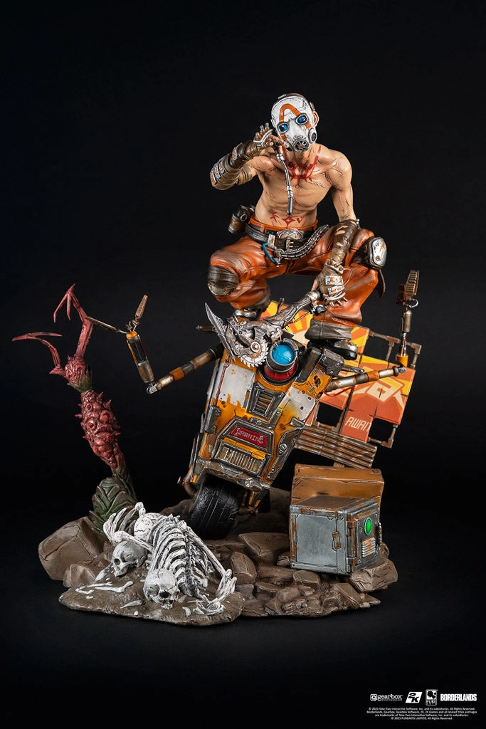 Movie Model Fan Convention Borderlands 3 - Psycho & ClapTrap 1/6 Scale Diorama