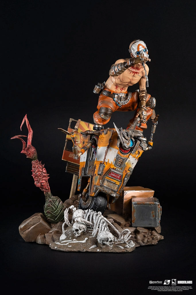 Special Color Valentine Gift Borderlands 3 - Psycho & ClapTrap 1/6 Scale Diorama