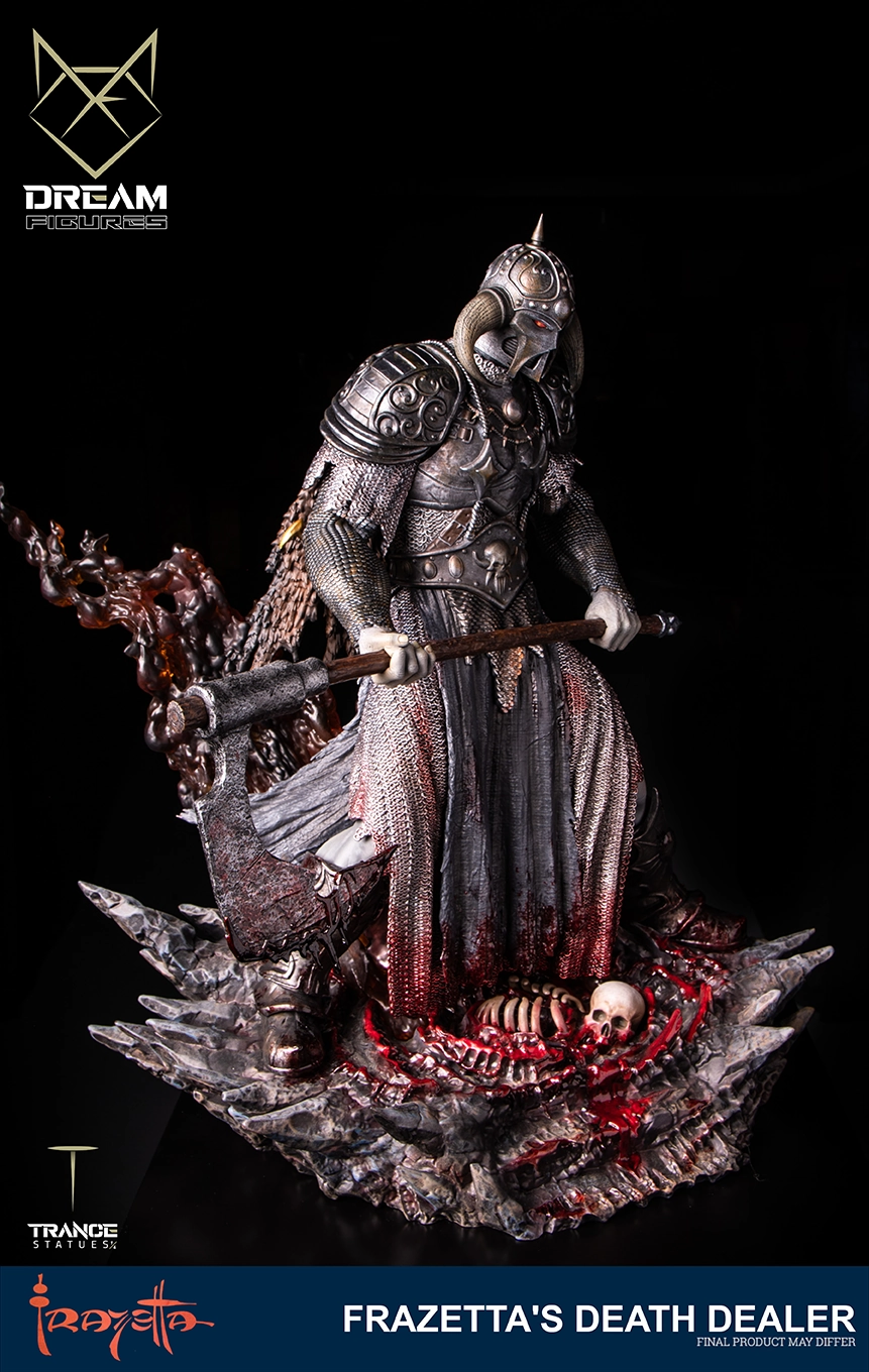 Death Dealer by Frank Frazetta 1/4 Scale Statue Personal Treasure Podcast Studio