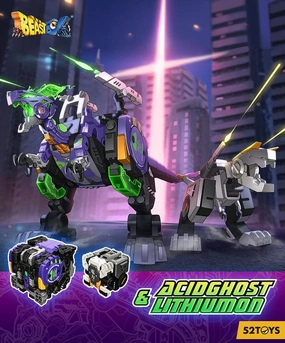 Teacher Status Patience Test Beastbox BB-46 Acidghost & Lithiumon Combo Set