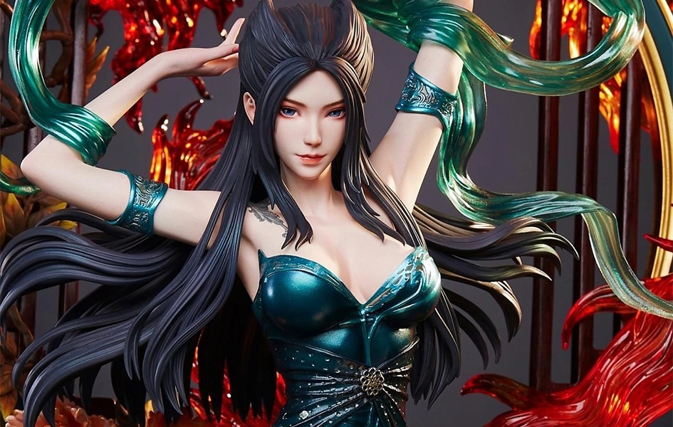 Wildlife Replica Cat Figurine Nine Songs of the Moving Heavens - Yanling Ji 1/4 Scale Statue