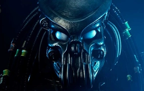 Alien vs. Predator - Celtic Predator (Bonus Version) 1/3 Scale Statue Antique Reproduction Chrome Plated