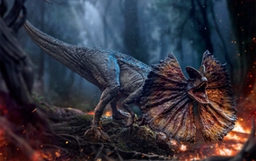 Jurassic World - Dilophosaurus Art Scale 1/10 Animation Character Preservation Tool