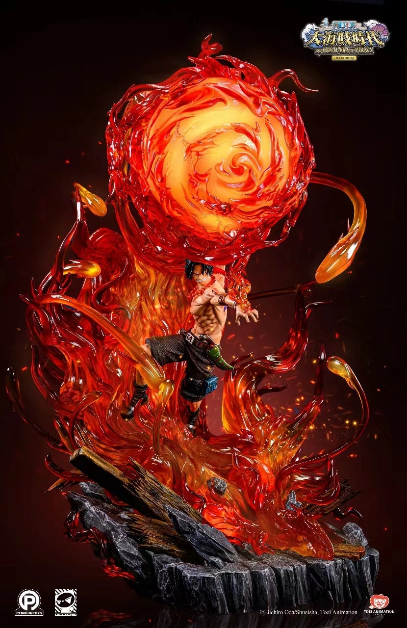 Literary Figure Acrylic Stand One Piece - Portgas D. Ace - Versus Battle (Single Version) 1/6 Scale Statue