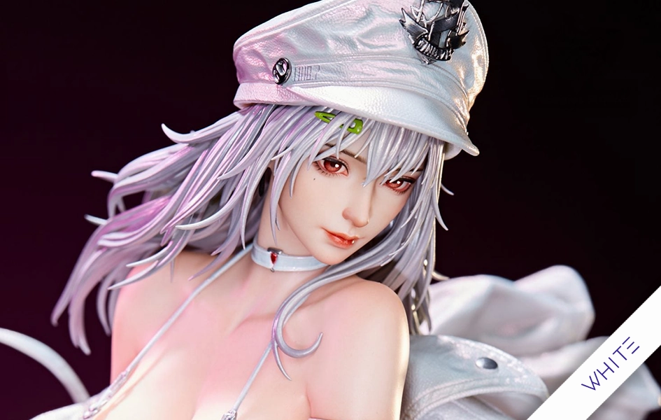 Pewter Figure Evolution City Series - Blazing Tail (White) 1/4 Scale Statue