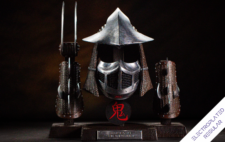 TMNT - Shredder Life-sized (Electroplated - Regular Ed.) Armor Set Exquisite Craftsmanship