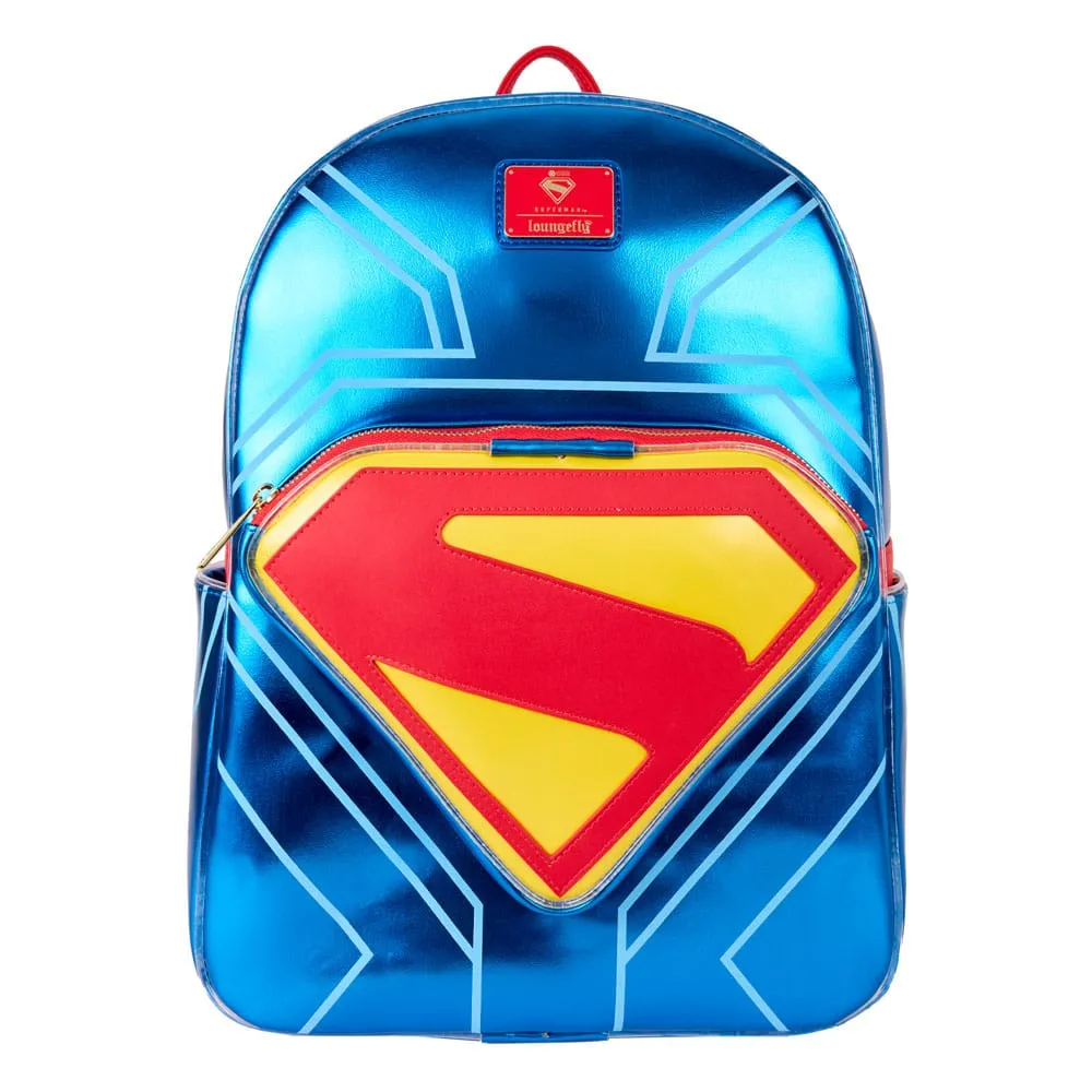 Warner Bros by Loungefly Full-Size Ryggs?ck Superman Everyday Travel