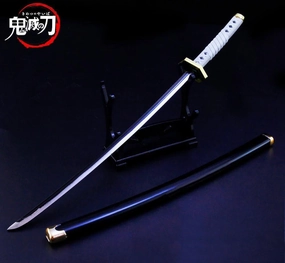 Twitch Integration Trophy Case Sabito Nichirin Blade Sword Metal Replica