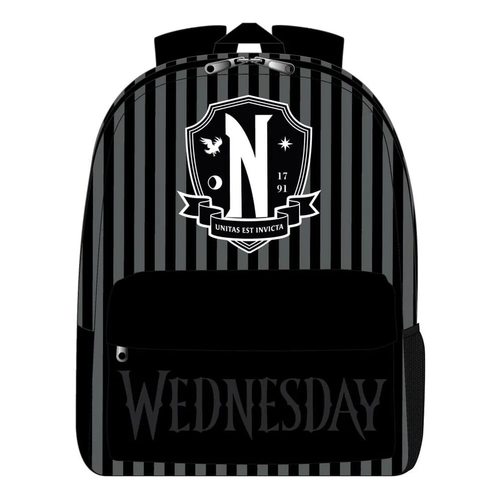 Wednesday Nevermore Ryggs?ck - Officiell Licensierad Urban Daily Bag Functional Vision