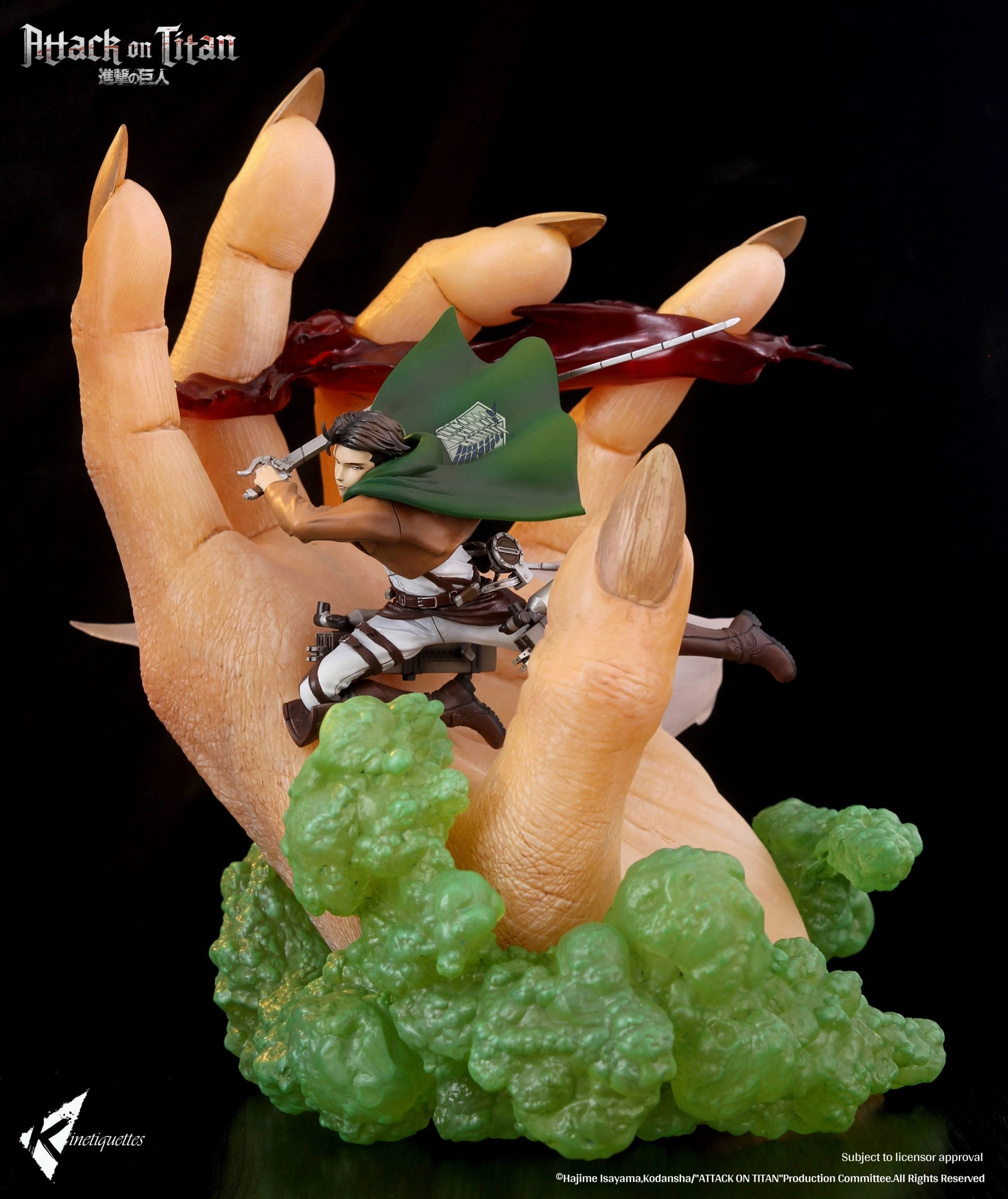 Attack On Titan - Levi Ackerman 1/10 Scale Diorama Press Worthy