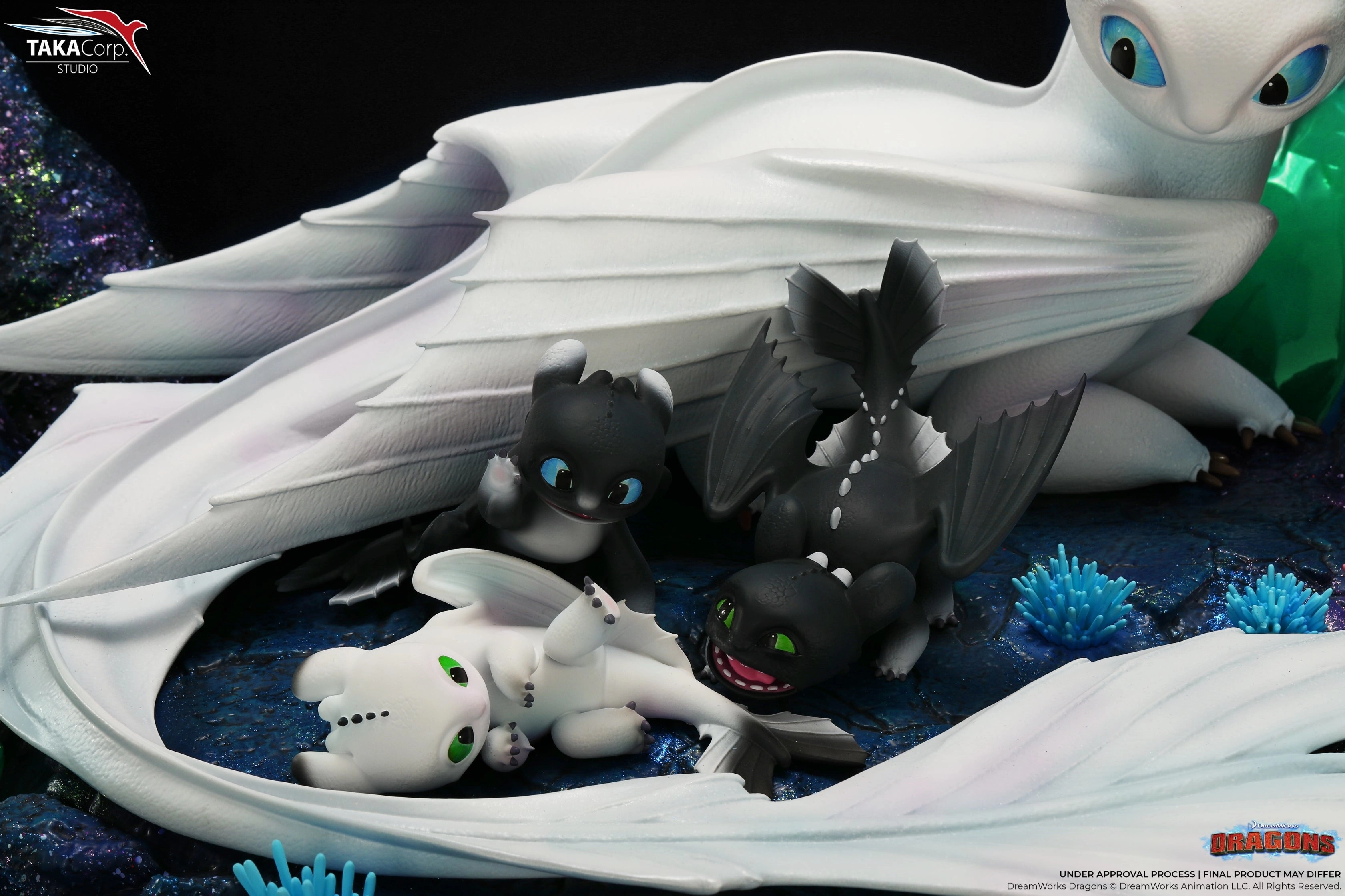 Light Fury & Nightlights 1/6th Scale Statue Hobby Kit