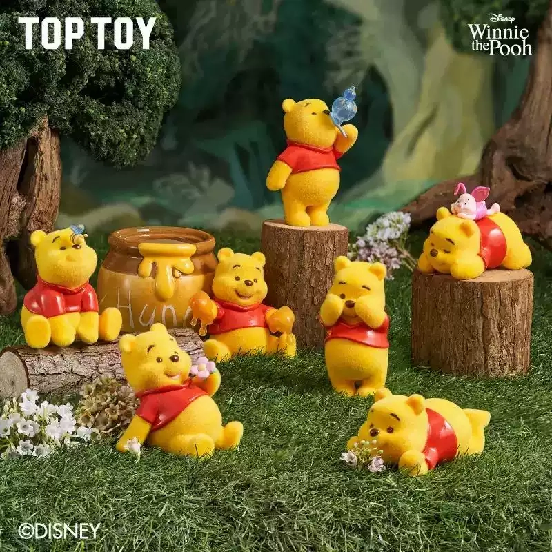 Winnie the Pooh Happy Everyday Flocking Mini Figure Gardening Sim Release Date